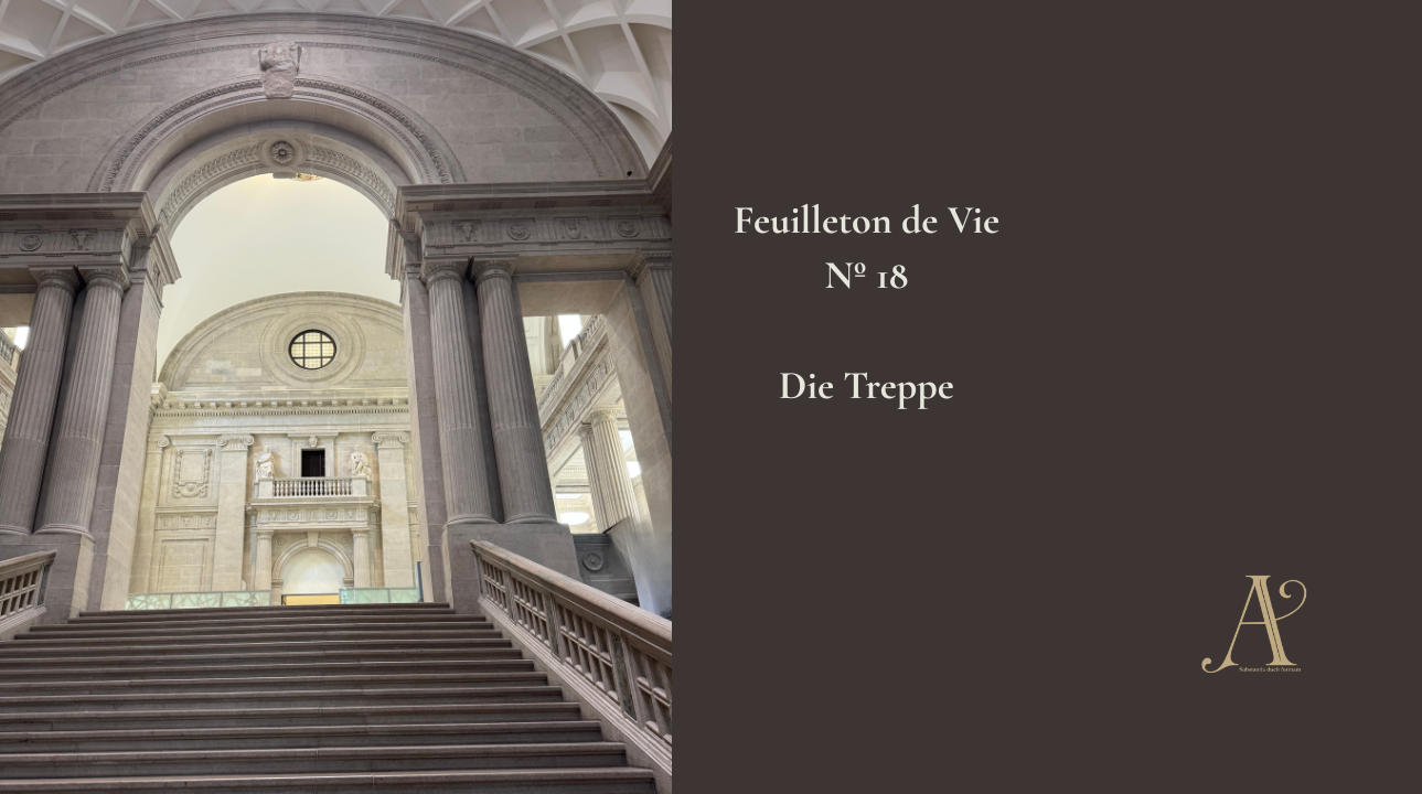 Feuilleton de Vie Nº18: Die Treppe